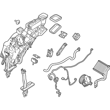 Lincoln DE9Z-19850-AV Evaporator Assembly