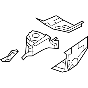 Mercury 8L8Z-16054-B Apron Assembly