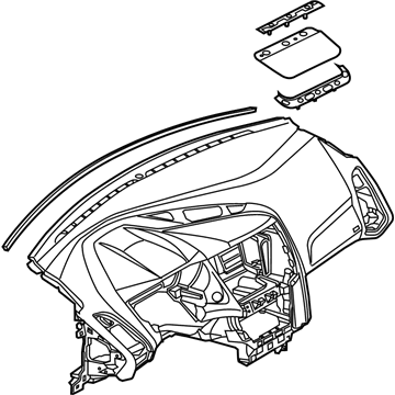 Ford DV6Z-5804320-AA Instrument Panel