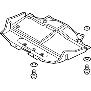 Ford BL3Z-5D032-F Rear Plate