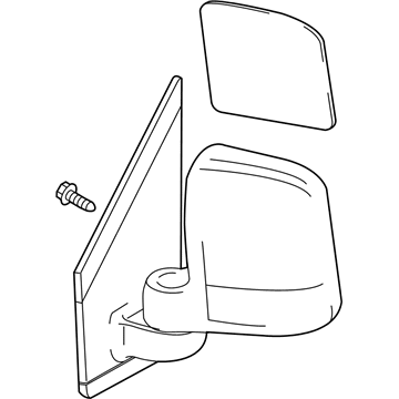 Ford 9T1Z-17683-A Mirror Assembly