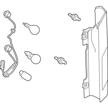 Ford CK4Z-13405-G Tail Lamp Assembly