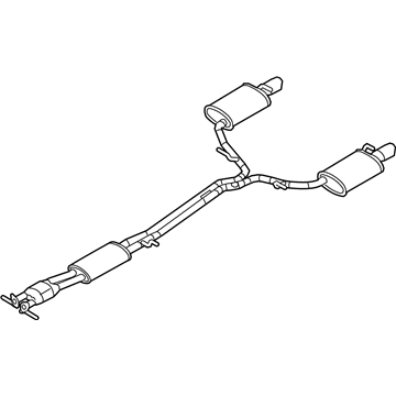 2015 Lincoln MKT Catalytic Converter - DE9Z-5230-B