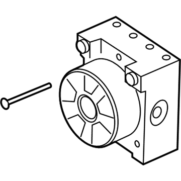 Lincoln Continental ABS Pump And Motor Assembly - G3GZ-2C215-D