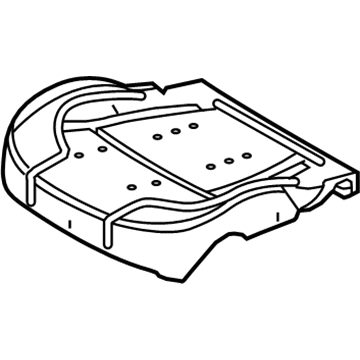 Ford Taurus Seat Cushion - DG1Z-54632A23-D