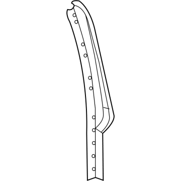 Ford Maverick Door Moldings - NZ6Z-60255A62-A