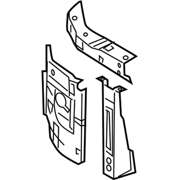 2014 Ford E-150 Radiator Support - 9C2Z-16152-A