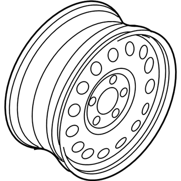 Ford 7T4Z-1007-B Spare Wheel