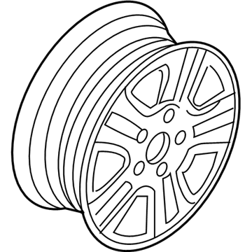 Ford 7T4Z-1007-D Wheel, Alloy