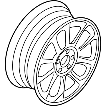 Ford 8T4Z-1007-E Wheel, Alloy