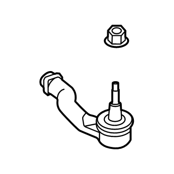 Lincoln LX6Z-3A130-A Tie Rod End