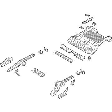 Ford GN1Z-7411215-D Rear Floor Pan