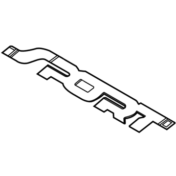 Ford DB5Z-9942528-D Nameplate