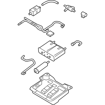 Ford 5W1Z-9D653-AF Cannister - Fuel Vapour Store