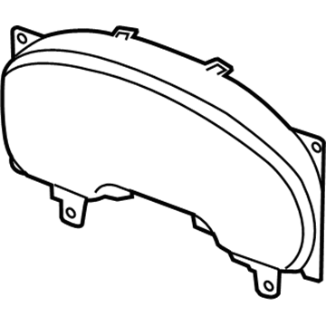 Lincoln 4L3Z-10890-CA Cluster Assembly Mask