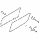 Ford F2UZ-15297A27-A Glass - Quarter Window, Driver Side Ford F2UZ-15297A27-A Glass - Quarter Window, Driver Side