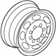 Ford F8UZ-1015-CA Wheel, Steel, White Ford F8UZ-1015-CA Wheel, Steel, White