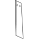 Ford JL7Z-78255A34-AA Moulding - Door Window Frame