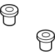 Ford KK2Z-3C716-A Gear Assembly Insulator, Front, Rubber Ford KK2Z-3C716-A Gear Assembly Insulator, Front, Rubber