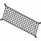 Ford 8G1Z-5455066-AA Cargo Net, Rear Ford 8G1Z-5455066-AA Cargo Net, Rear