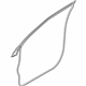 Ford FL3Z-1520531-A Door Weatherstrip, Front Outer Driver Side Ford FL3Z-1520531-A Door Weatherstrip, Front Outer Driver Side
