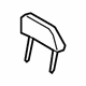 Ford BT4Z-78611A08-AK Headrest, Outer, Charcoal, Rear Ford BT4Z-78611A08-AK Headrest, Outer, Charcoal, Rear