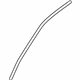 Ford AE9Z-7420551-A Window Molding, Driver Side Ford AE9Z-7420551-A Window Molding, Driver Side