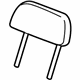 Ford 3L2Z-78611A08-FAB Headrest, Black, Center Ford 3L2Z-78611A08-FAB Headrest, Black, Center