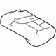 Ford DA1Z-7863805-AC Cushion Cover, Rear Driver Side Ford DA1Z-7863805-AC Cushion Cover, Rear Driver Side