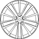 Ford JB5Z-1007-A Wheel Assembly