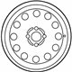 Ford YS4Z-1007-HA Spare Wheel Ford YS4Z-1007-HA Spare Wheel