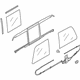 Ford BC3Z-25422B30-J Glass - Sliding