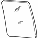 Ford F81Z-2625712-AA Glass - Rear Door