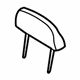 Ford 7A1Z-78611A08-AD Headrest, Graystone Ford 7A1Z-78611A08-AD Headrest, Graystone
