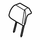 Ford 8A4Z-74611A08-AA Headrest, Center Inner Ford 8A4Z-74611A08-AA Headrest, Center Inner