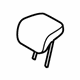 Ford F1EZ-58611A08-GB Headrest, Center, Rear Ford F1EZ-58611A08-GB Headrest, Center, Rear