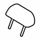Ford 7S4Z-54610A60-B Headrest Pad, Rear Ford 7S4Z-54610A60-B Headrest Pad, Rear