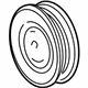 Ford XW4Z-8678-CA Idler Pulley, Upper Ford XW4Z-8678-CA Idler Pulley, Upper