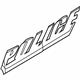 Ford DB5Z-7820000-AAR Nameplate, White, Front Passenger Side Ford DB5Z-7820000-AAR Nameplate, White, Front Passenger Side