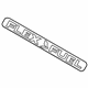 Ford FL3Z-9942528-J Nameplate