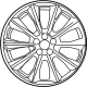 Ford GT4Z-1007-D Wheel Assembly