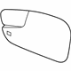 Ford BE8Z-17K707-C Glass Assembly - Rear View Outer Mirror