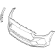Ford PR3Z-17D957-BAPTM Bumper Cover, Front Ford PR3Z-17D957-BAPTM Bumper Cover, Front