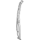 Ford 3C2Z-1528363-A Lock Pillar, Driver Side Ford 3C2Z-1528363-A Lock Pillar, Driver Side
