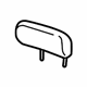 Ford GD9Z-54611A08-HM Headrest, Driver Side Ford GD9Z-54611A08-HM Headrest, Driver Side