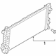 Ford CL3Z-8005-C Radiator Assembly