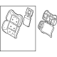 Ford LC5Z-7864811-F Seat Back Pad, Front Driver Side Ford LC5Z-7864811-F Seat Back Pad, Front Driver Side