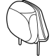Ford MC5Z-78611A08-KG Headrest, Passenger Side Ford MC5Z-78611A08-KG Headrest, Passenger Side
