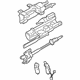Ford 6W4Z-3C529-AA Steering Column Ford 6W4Z-3C529-AA Steering Column