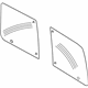 Ford 2T1Z-6142006-E Glass - Back Window